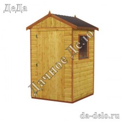туалет деревянный
